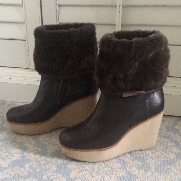 Jil Sander Shoes Jil Sander Fur Lined Boots Size 36 Poshmark